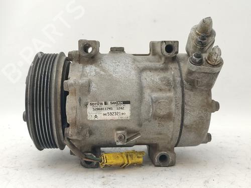 AC compressor CITROËN BERLINGO / BERLINGO FIRST MPV (MF_, GJK_, GFK_) 1.6 HDI 90 (MF9HX) | BP30195994M34 
