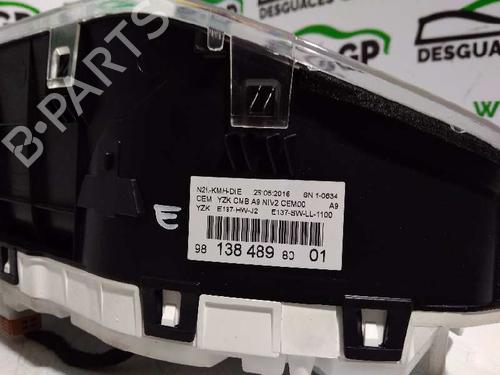 Instrument cluster PEUGEOT 208 I (CA_, CC_) 1.6 HDi / BlueHDi 75 | BP7144561C47 