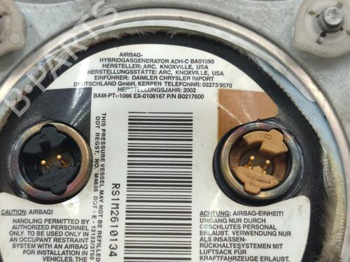 Driver airbag CHRYSLER VOYAGER IV (RG, RS) 2.5 CRD | BP18676552C9 