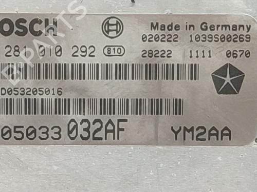 Engine control unit (ECU) CHRYSLER PT CRUISER (PT_) 2.2 CRD | BP36567252M57 - Image 2