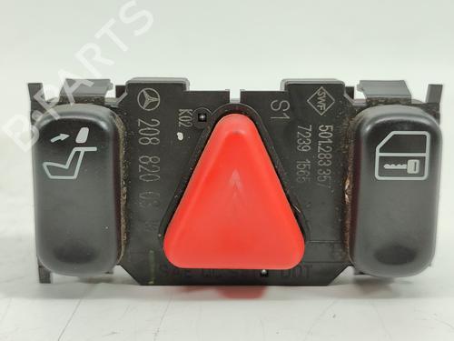 Used Warning switch MERCEDES-BENZ CLK (C208) [1997-2003]  15818233