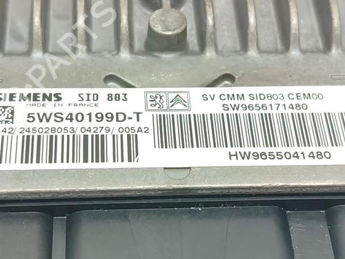 Engine control unit (ECU) CITROËN C5 II (RC_) 2.0 HDi (RCRHRH) | BP36786322M57 - Image 4