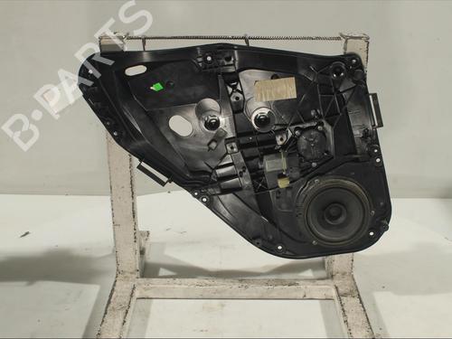 Rudehejsemekanisme venstre bagtil FORD FIESTA VI (CB1, CCN) 1.6 TDCi (75 hp) 13259780