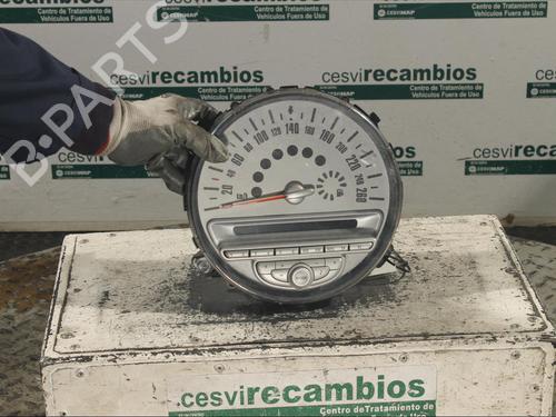 Used Instrument cluster Instrument cluster MINI MINI (R56) One (95 hp) 11898596 11898596