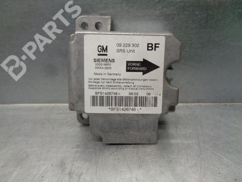 Used ECU airbags ECU airbags OPEL ASTRA G Hatchback (T98) 2.0 DTI 16V (F08, F48) (101 hp) 10506334 10506334