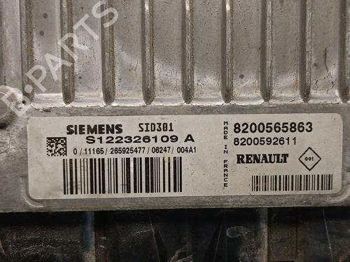 Engine control unit (ECU) RENAULT MEGANE II (BM0/1_, CM0/1_) 1.5 dCi (BM1E, CM1E) | BP19663219M57 