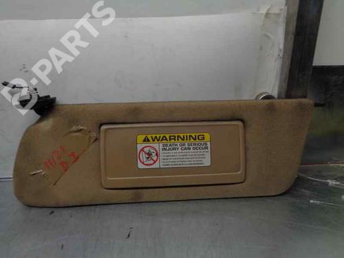 Used Left sun visor Left sun visor JEEP CHEROKEE (XJ) 2.5 TD 4x4 (116 hp) 6128728 6128728
