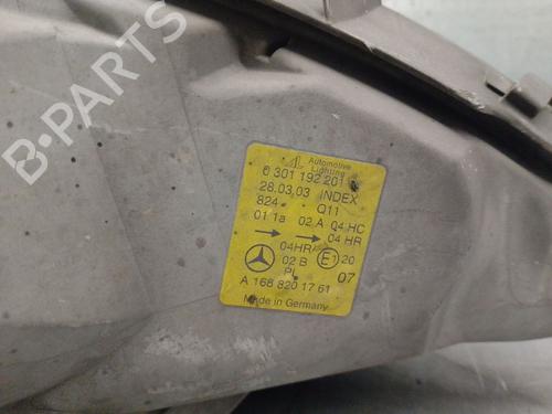 Left headlight MERCEDES-BENZ A-CLASS (W168) A 170 CDI (168.009, 168.109) | BP19122555C28 