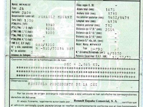 Tubo RENAULT MEGANE Scenic (JA0/1_) 1.9 dTi (JA0N) | BP20250881M125 