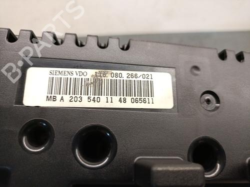 Instrument cluster MERCEDES-BENZ C-CLASS (W203)  | BP19255063C47 