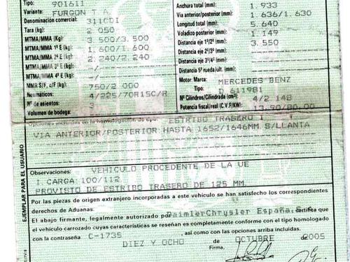 Used Parts MERCEDES-BENZ SPRINTER 2-t Van (B901, B902)  211 CDI (901.661, 901.662, 902.661, 902.662)  834584