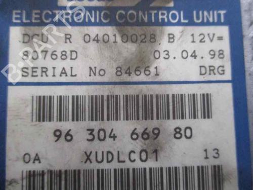 Engine control unit (ECU) PEUGEOT 406 (8B) 2.1 TD 12V | BP2082544M57 