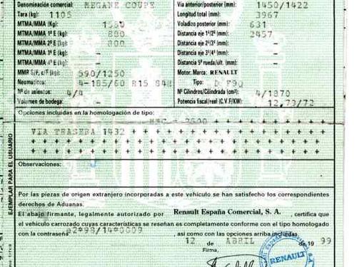 Engine RENAULT MEGANE I Coach (DA0/1_) 1.9 dTi (DA0N) | BP3149985M1 