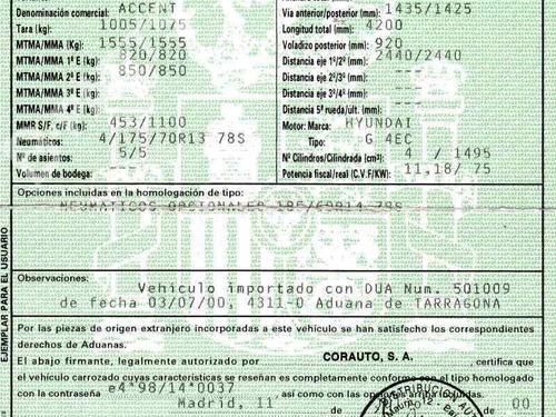 Used Parts HYUNDAI ACCENT II Saloon (LC)  1.5  178739