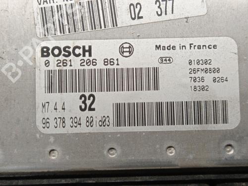 Engine control unit (ECU) PEUGEOT 306 (7B, N3, N5) 1.6 | BP19573395M57 