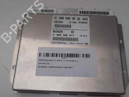 Used Control unit MERCEDES-BENZ A-CLASS (W168) A 170 CDI (168.008) (90 hp) 11107862