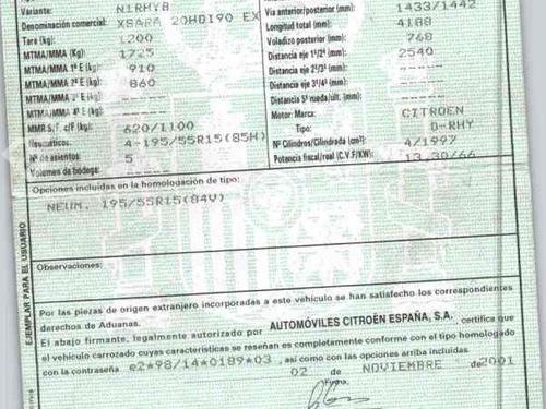 Left front door CITROËN XSARA (N1) 2.0 HDi 90 | BP19663233C2 