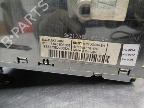 Radio SEAT ALTEA (5P1) 1.9 TDI | BP17587243E6 