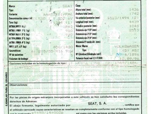 Used Parts SEAT TOLEDO II (1M2)  1.9 TDI  884441