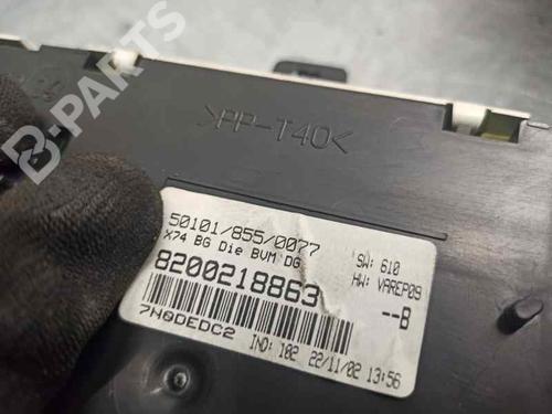 Instrument cluster RENAULT LAGUNA II (BG0/1_) 1.9 dCi (BG08, BG0G) | BP6143345C47 