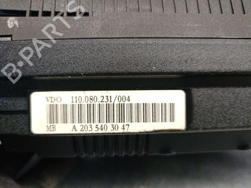 Instrument cluster MERCEDES-BENZ C-CLASS (W203) C 220 CDI (203.008) | BP19161475C47 