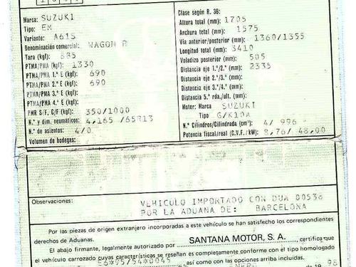 Used Parts SUZUKI WAGON R+ Hatchback (EM)  1.0 (RC410, SR410, SR412)  201991