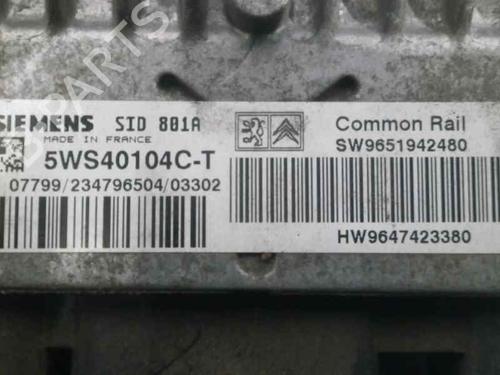 Engine control unit (ECU) PEUGEOT 306 (7B, N3, N5) 2.0 HDI 90 | BP2076935M57 