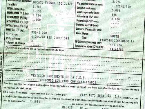 Used Parts FIAT DUCATO Van (244_)    797620