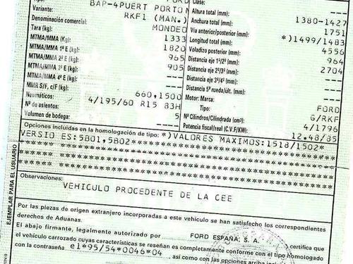 FORD MONDEO II Saloon (BFP)  1.8 i  173390