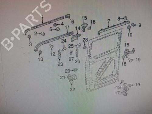 Hinge/Door check strap MERCEDES-BENZ VITO Tourer (W447) 116 CDI (447.701, 447.703, 447.705) | BP18530345C146 