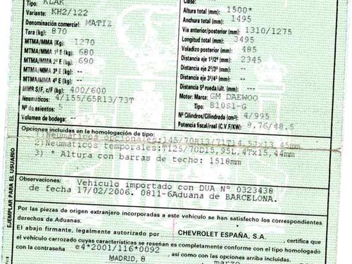 Hand brake CHEVROLET MATIZ (M200, M250) 1.0 | BP8791303I18  - Image 5