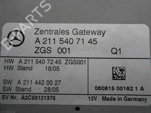 Electronic module MERCEDES-BENZ E-CLASS (W211) E 280 (211.054) | BP12187745M83 