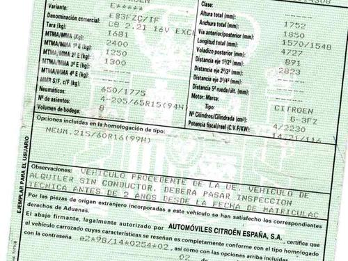 Right sun visor CITROËN C8 (EA_, EB_) 2.2 | BP7104699I2  - Image 10