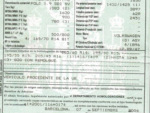 Right taillight VW POLO (9N_, 9A_) 1.9 SDI | BP12569647C35 