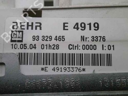 Climate control OPEL MERIVA A MPV (X03) 1.7 CDTI (E75) | BP2072992I5 