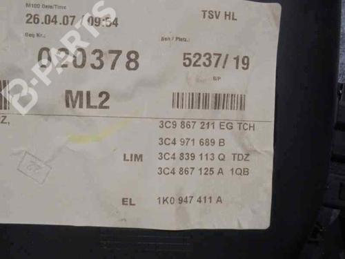 Left rear door panel VW PASSAT B6 Variant (3C5) 2.0 TDI 4motion | BP2335511C60  - Image 5