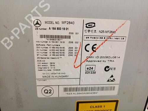 Radio MERCEDES-BENZ GL-CLASS (X164) GL 320 CDI 4-matic (164.822) | BP19035443E6 
