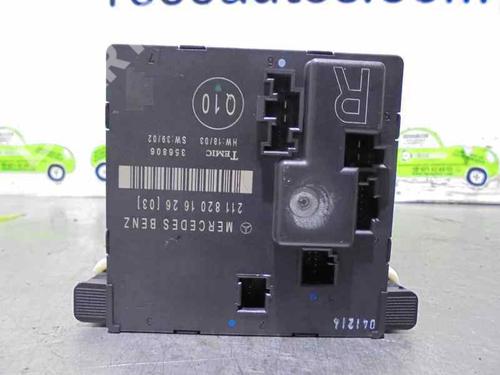 Used Comfort control module Comfort control module MERCEDES-BENZ E-CLASS (W211) E 240 4-matic (211.080) (177 hp) 2307203 2307203