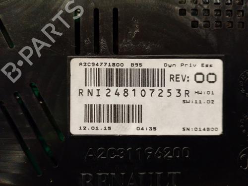 Instrument cluster RENAULT MEGANE III Hatchback (BZ0/1_, B3_) 1.2 TCe (BZ16, BZ28) | BP19134270C47 