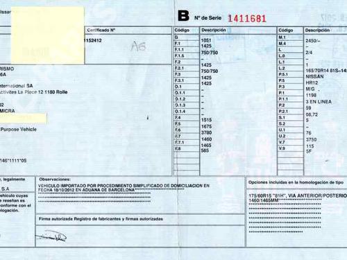 Rear left exterior door handle NISSAN MICRA IV (K13K, K13KK) 1.2 | BP8301484C130  - Image 7