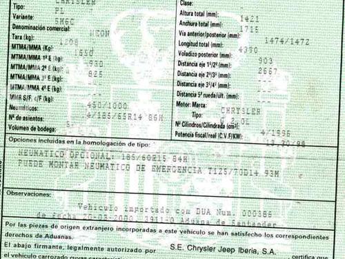 Used Parts CHRYSLER NEON II  2.0 16V  271556