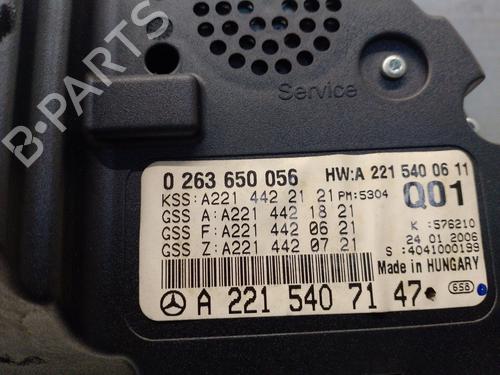 Instrument cluster MERCEDES-BENZ S-CLASS (W221, V221) S 320 CDI | BP19266069C47 