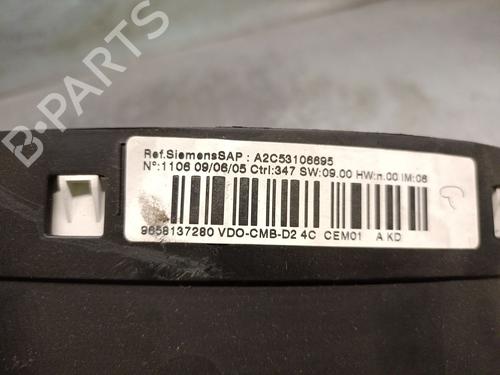 Instrument cluster PEUGEOT 407 (6D_) 1.6 HDi 110 (6D9HZC, 6D9HYC) | BP19328118C47 