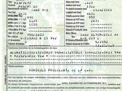 Left rear window switch SAAB 9-3 (YS3D) 2.0 Turbo | BP2103441C108  - Image 9