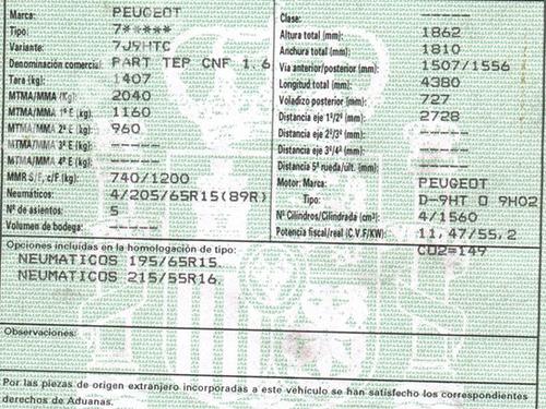 Rear left exterior door handle PEUGEOT PARTNER Box Body/MPV 1.6 HDi | BP10689598C130  - Image 12