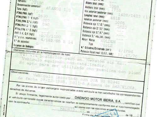 Used Left front door Left front door DAEWOO ARANOS 1.8 (95 hp) 7272144 7272144