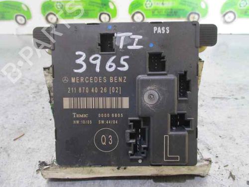 Used Comfort control module MERCEDES-BENZ E-CLASS (W211) E 320 CDI 4-matic (211.089) (224 hp) 2111271
