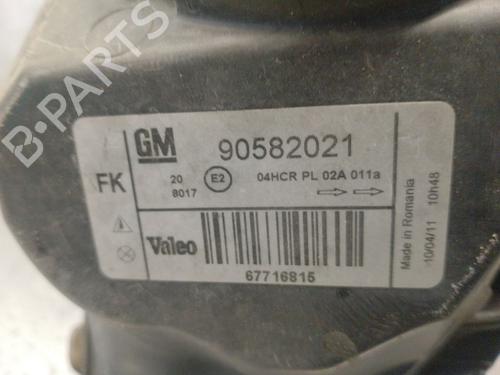 Left headlight OPEL ZAFIRA A MPV (T98) 2.0 DTI 16V (F75) | BP19067873C28 