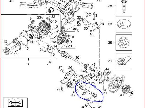 Right rear suspension arm OPEL ANTARA A (L07) 2.0 CDTI | BP17703971M15 