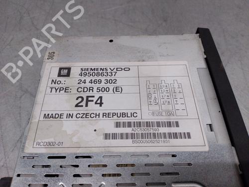 Radio OPEL ZAFIRA A MPV (T98) 2.2 DTI 16V (F75) | BP19924881E6 